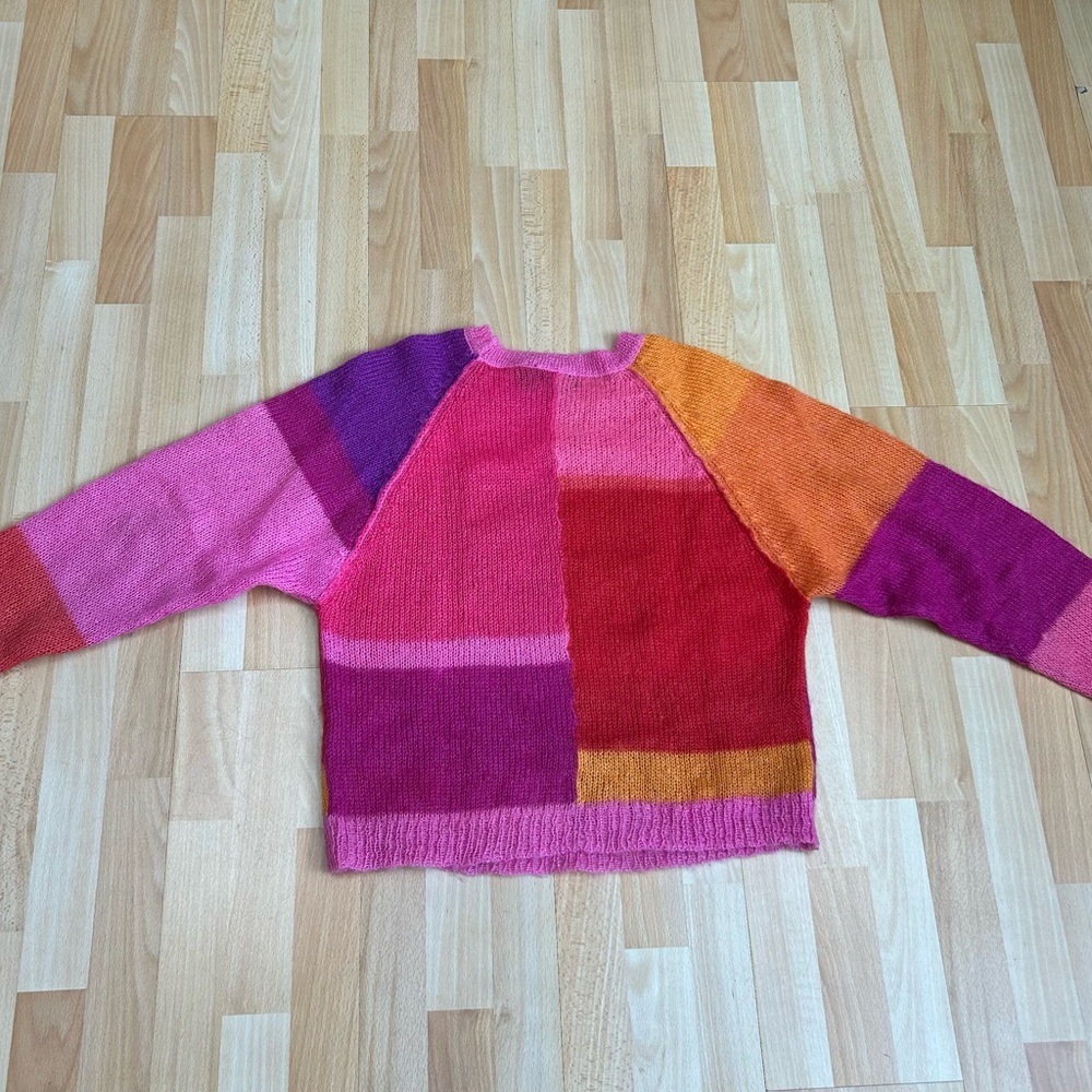 Colorful Patchwork Sweater - image 3